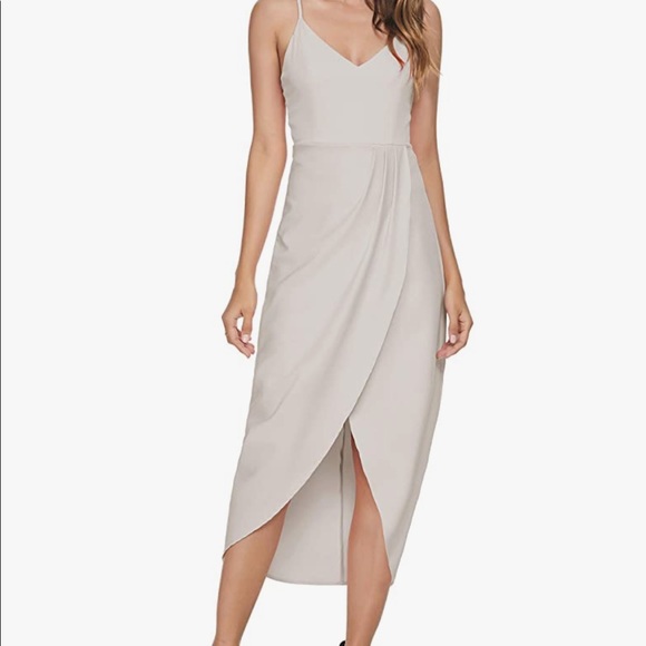 Light gray dress CMZ2005 - Picture 1 of 2